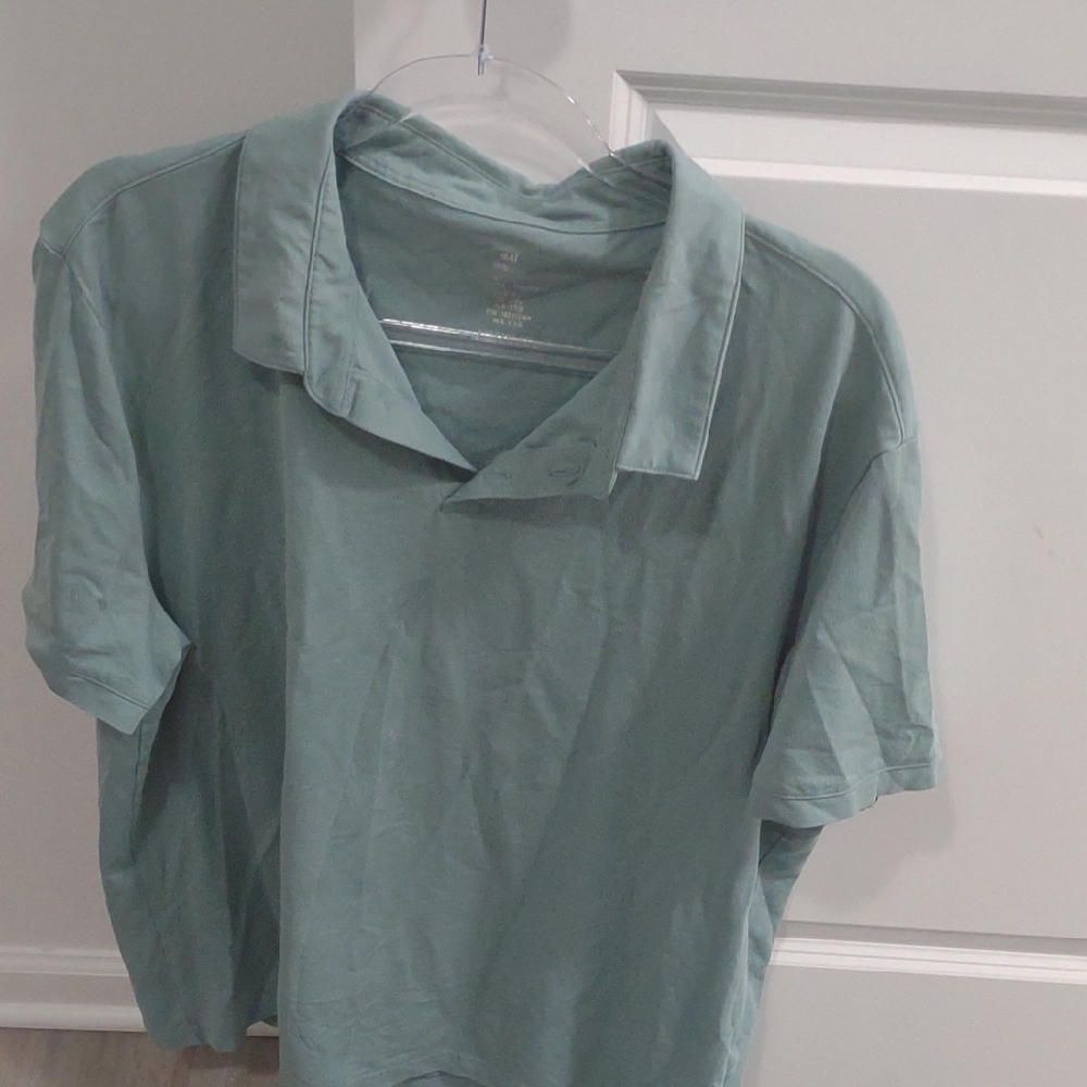 H&M Green Polo Shirt